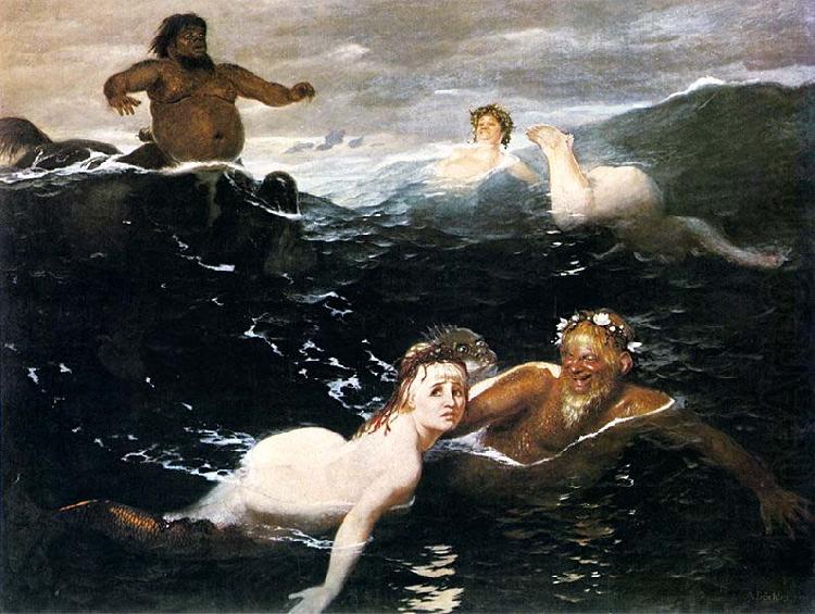 Spiel der Wellen, Arnold Bocklin